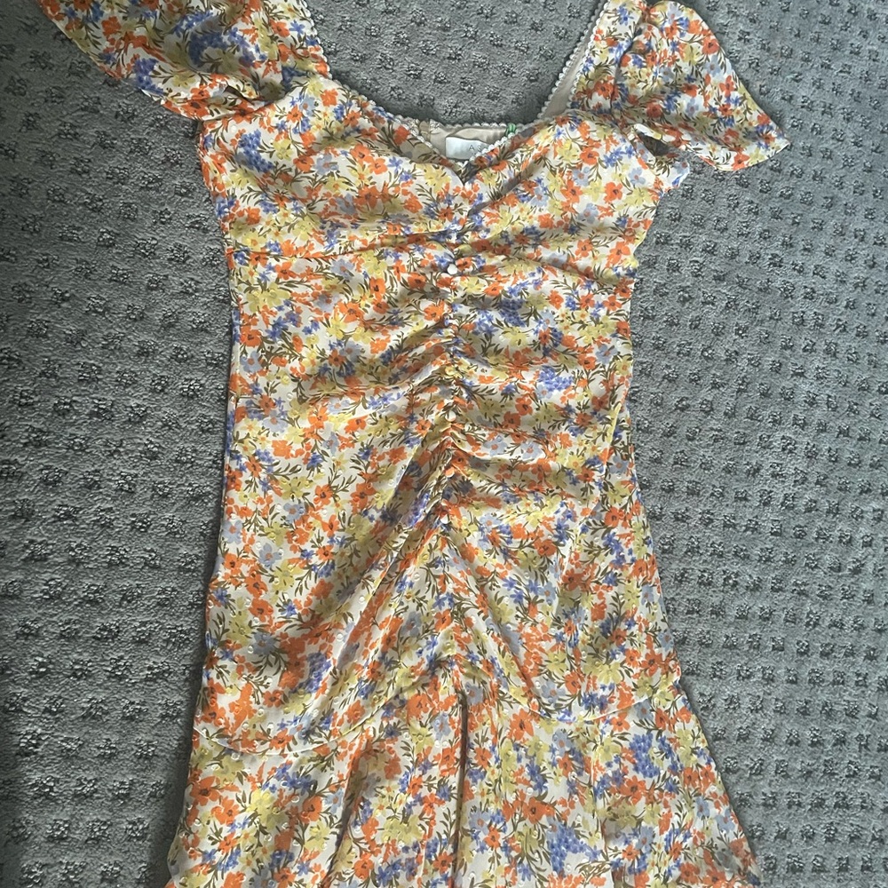 ASTR the label floral mini dress
